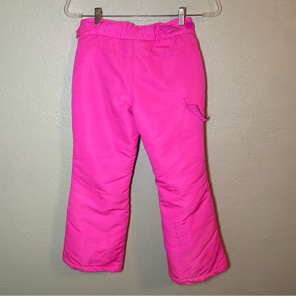 Girls Athletec snow pants hot pink medium 7/8 - Picture 4 of 4